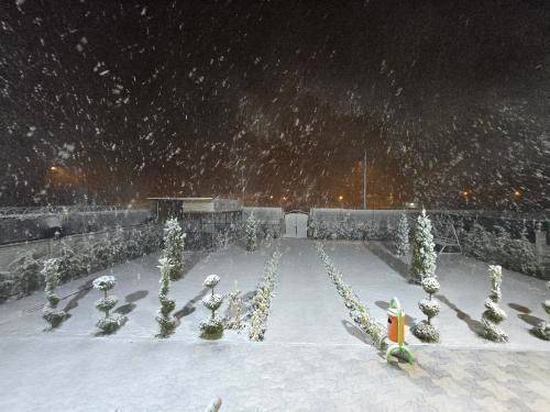 Konya'da özlenen manzara! Mevsimin ilk karı düştü 5